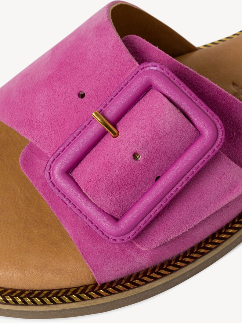in pelle di mulo rosa 1-27105-42-510 compra tamaris muli online