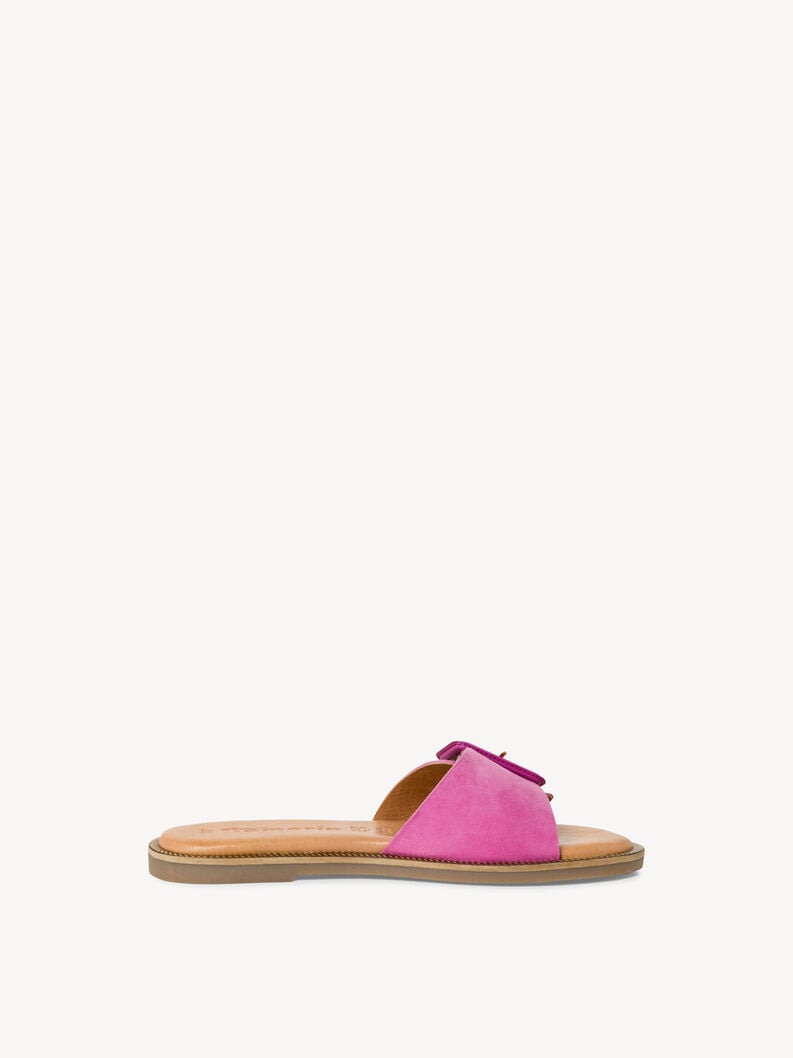 in pelle di mulo rosa 1-27105-42-510 compra tamaris muli online