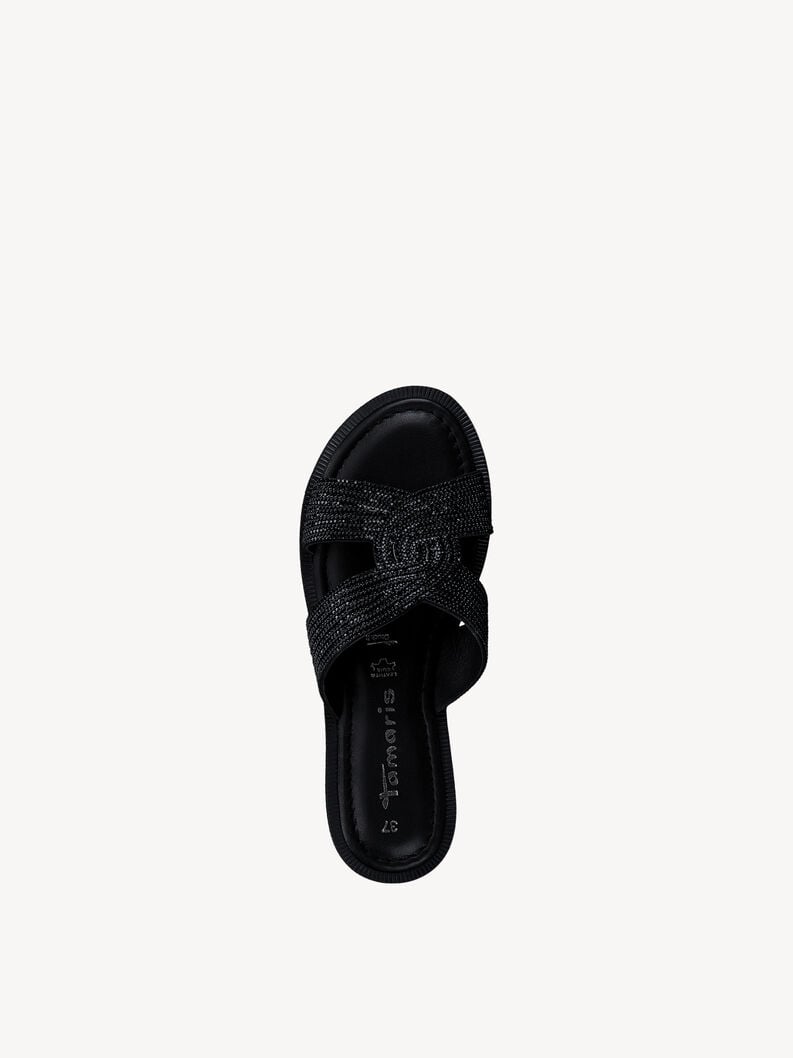 in pelle di mulo nero 1-27113-42-043 compra tamaris muli online