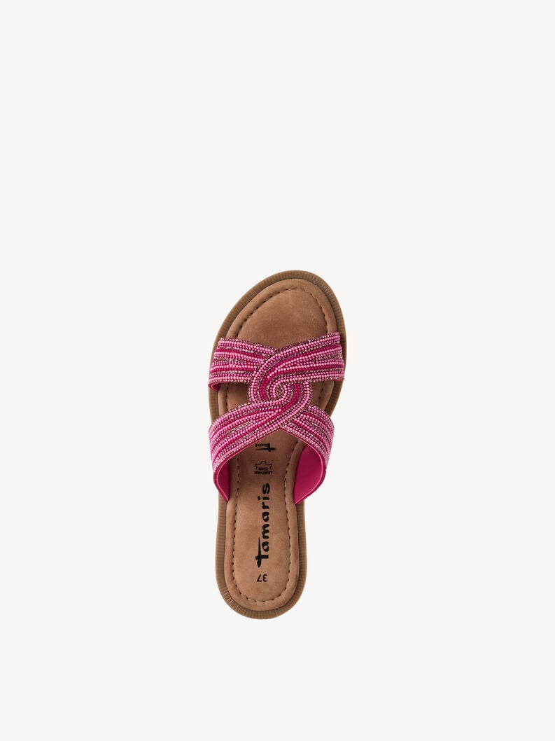 in pelle di mulo rosa 1-27113-42-523 compra tamaris muli online