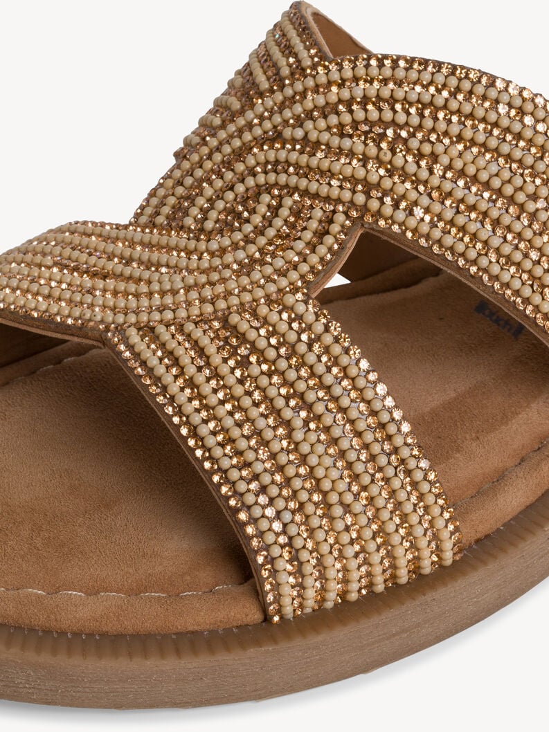 in pelle di mulo metallizzato 1-27113-42-963 compra tamaris muli online