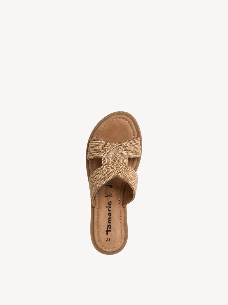 in pelle di mulo metallizzato 1-27113-42-963 compra tamaris muli online