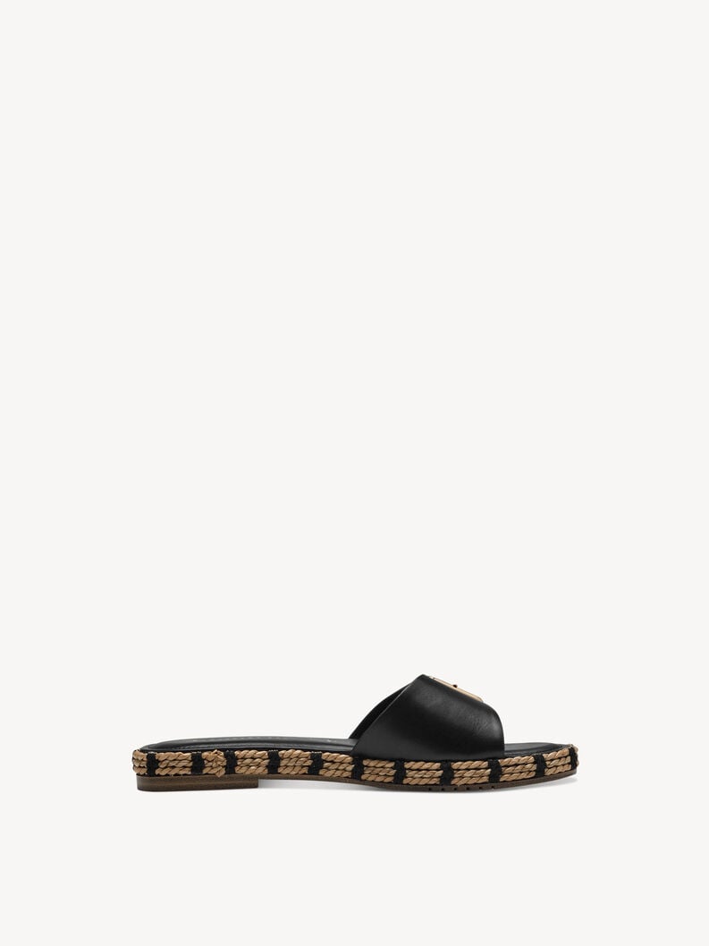 in pelle di mulo nero 1-27117-42-001 compra tamaris muli online