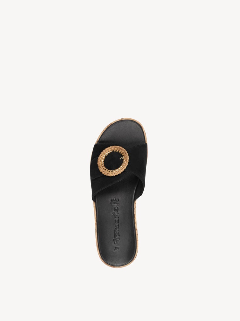 in pelle di mulo nero 1-27123-44-001 compra tamaris muli online