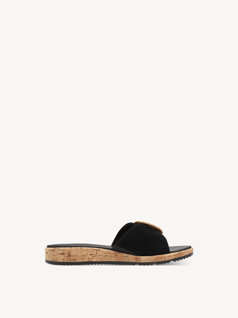 in pelle di mulo nero 1-27123-44-001 compra tamaris muli online
