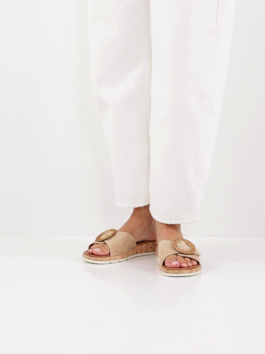 pelle di mulo - marrone 1-27123-44-435 compra tamaris muli online