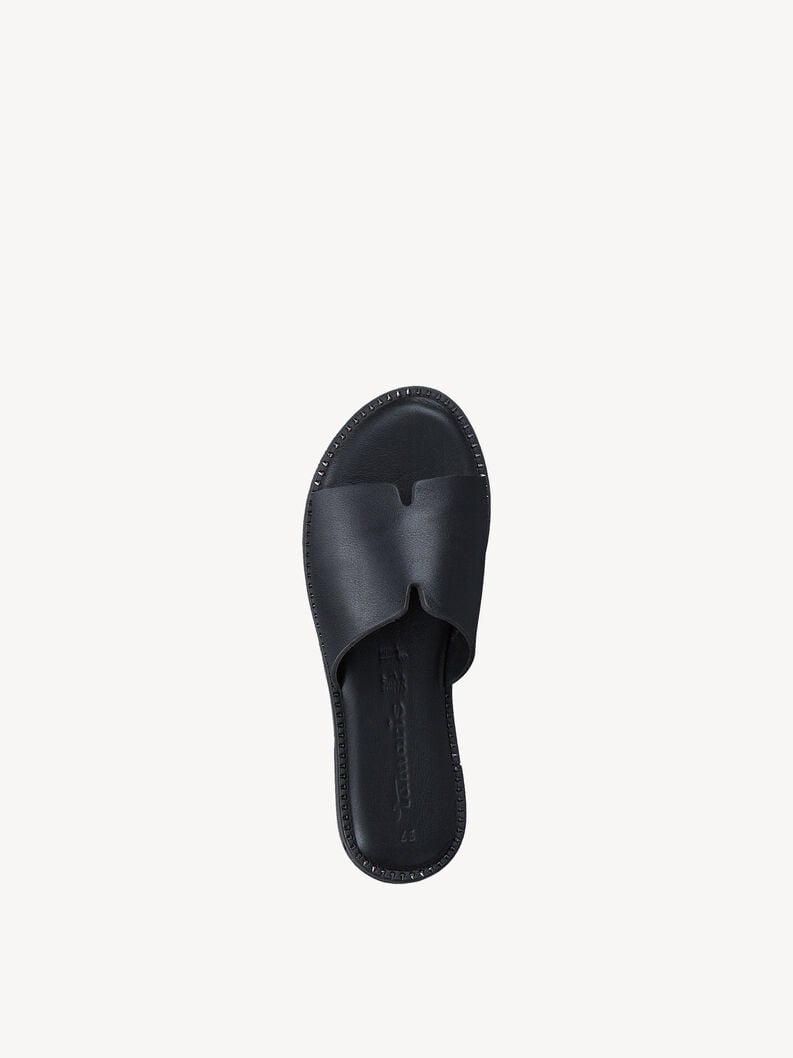 in pelle di mulo nero 1-27135-42-001 compra tamaris muli online
