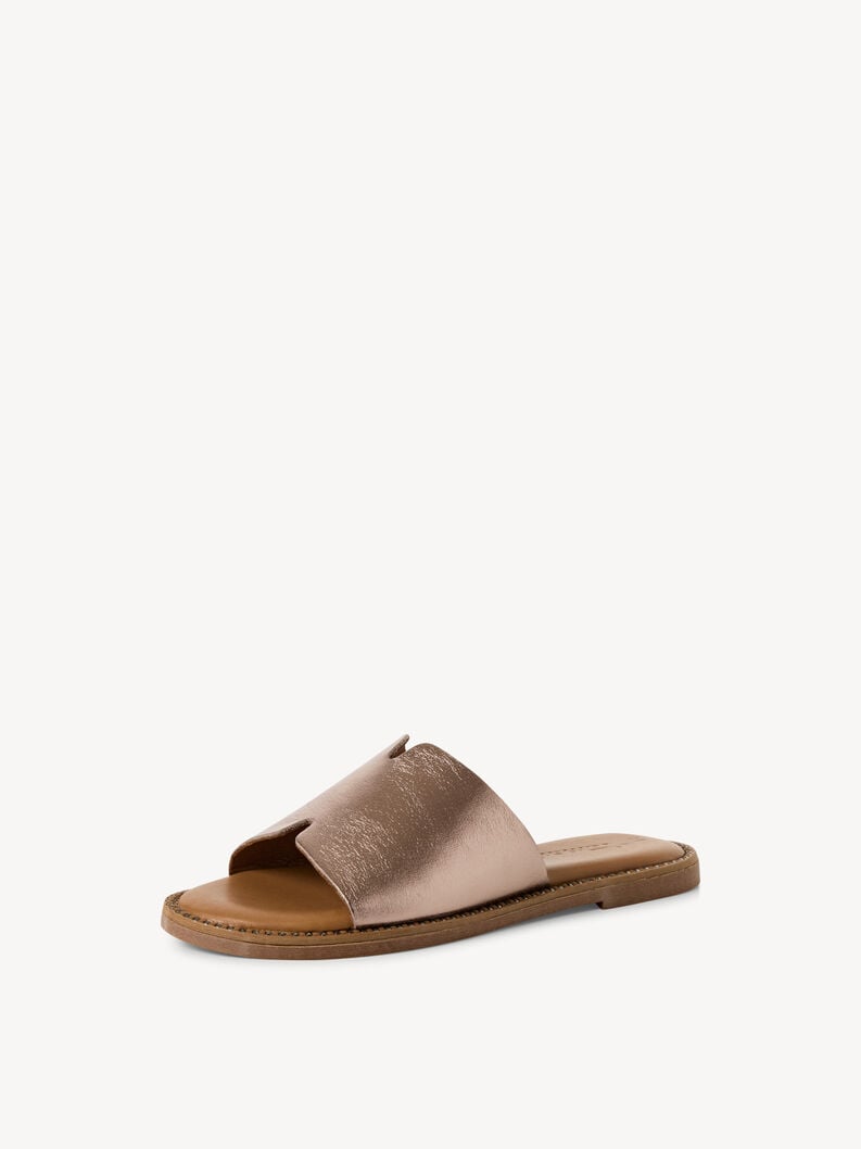 in pelle di mulo metallizzato 1-27135-42-915 compra tamaris muli online