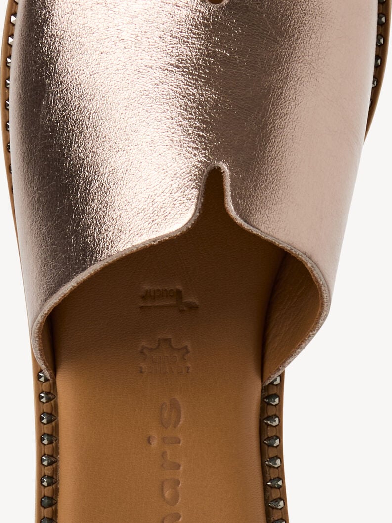 in pelle di mulo metallizzato 1-27135-42-915 compra tamaris muli online