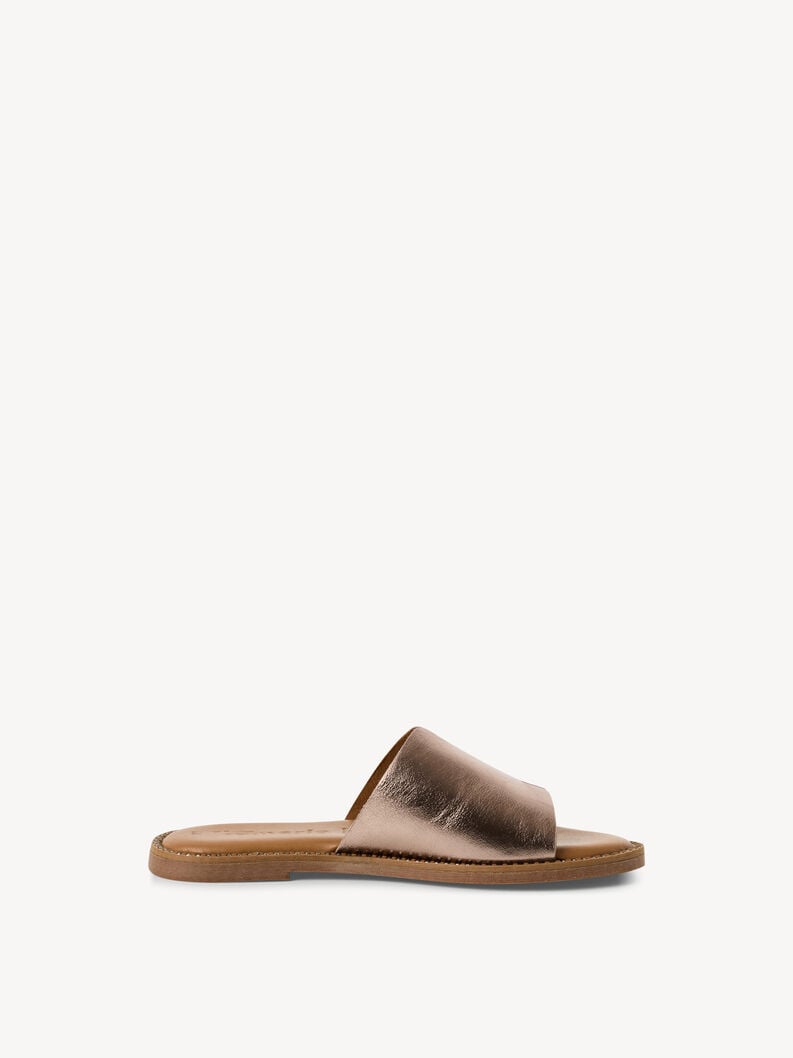 in pelle di mulo metallizzato 1-27135-42-915 compra tamaris muli online
