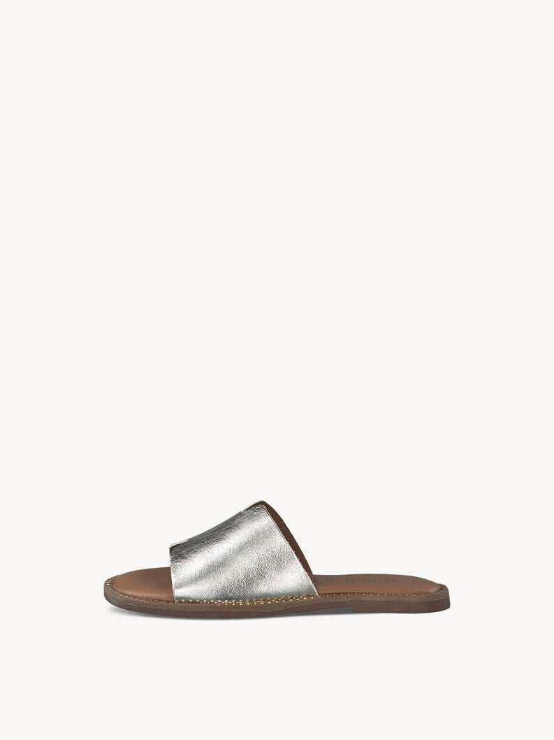 in pelle di mulo oro 1-27135-42-933 compra tamaris muli online