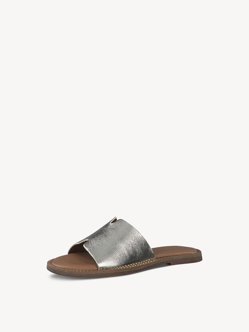 in pelle di mulo oro 1-27135-42-933 compra tamaris muli online