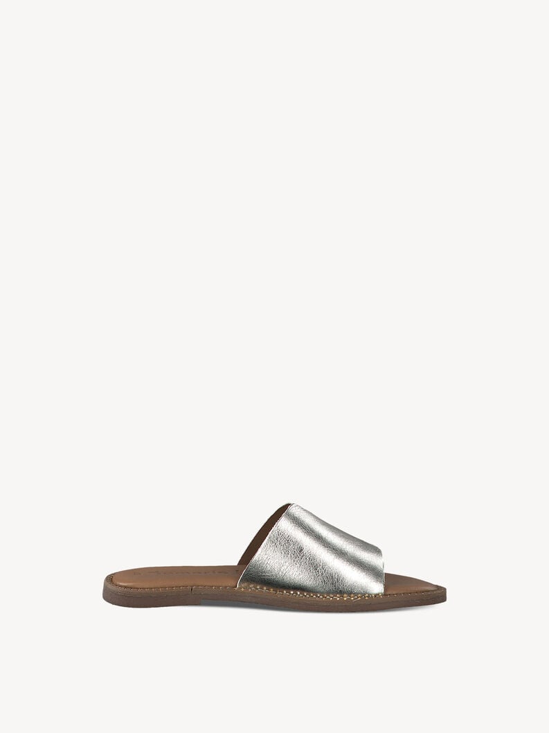 in pelle di mulo oro 1-27135-42-933 compra tamaris muli online
