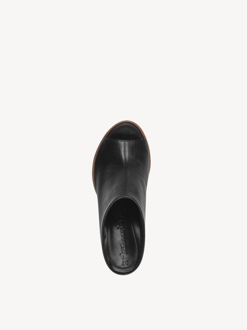 in pelle di mulo nero 1-27200-42-001 compra tamaris muli online