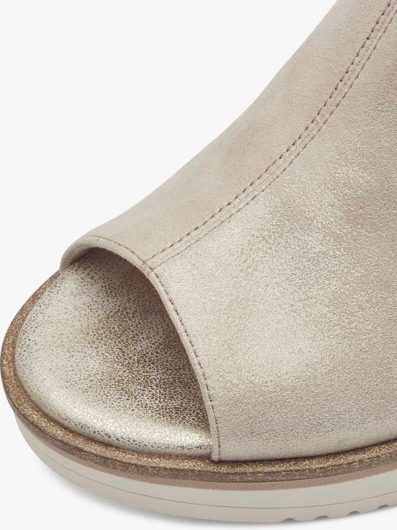 pelle di mulo - beige 1-27200-42-179 compra tamaris muli online
