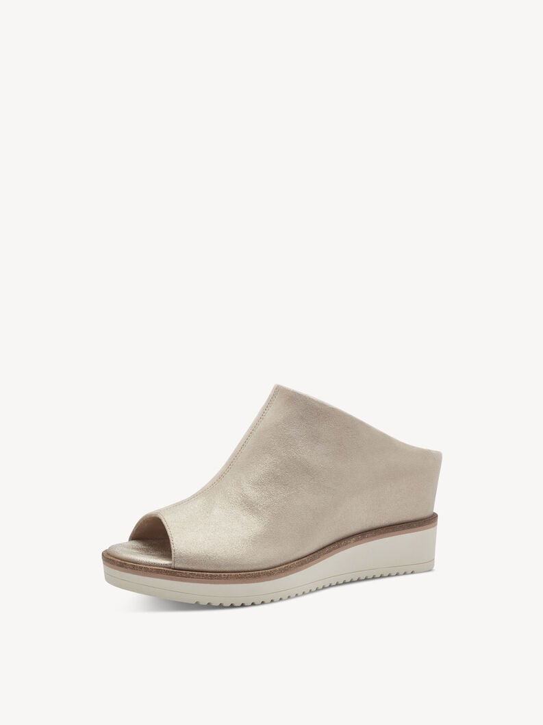 pelle di mulo - beige 1-27200-42-179 compra tamaris muli online