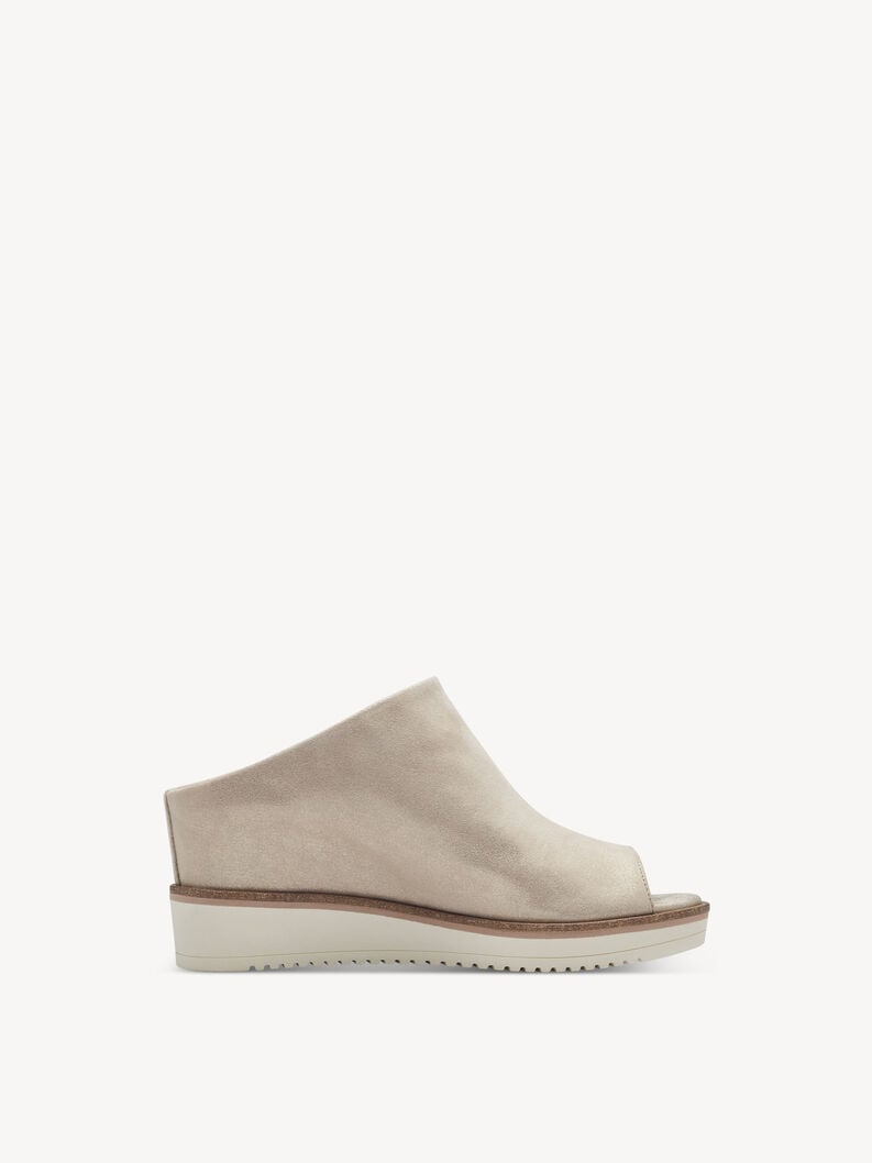 pelle di mulo - beige 1-27200-42-179 compra tamaris muli online