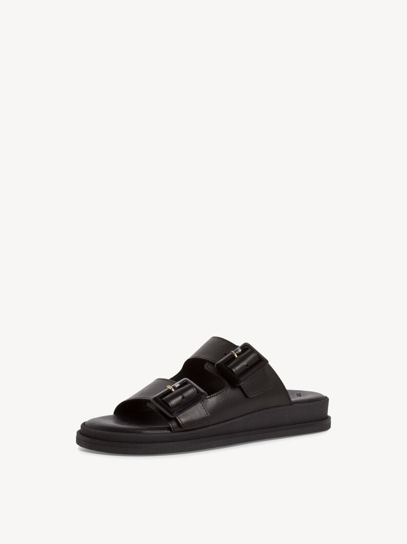 in pelle di mulo nero 1-27207-42-003 compra tamaris muli online