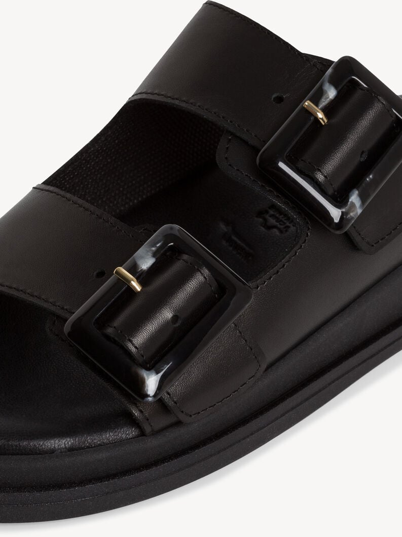 in pelle di mulo nero 1-27207-42-003 compra tamaris muli online