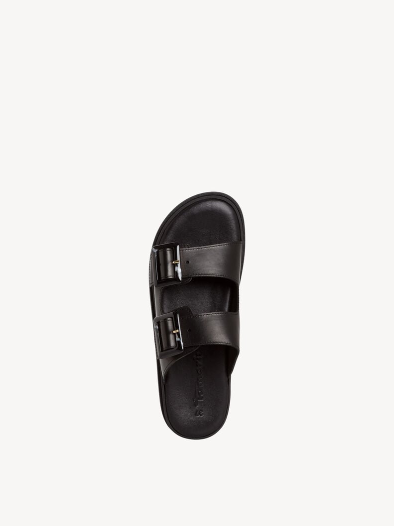 in pelle di mulo nero 1-27207-42-003 compra tamaris muli online