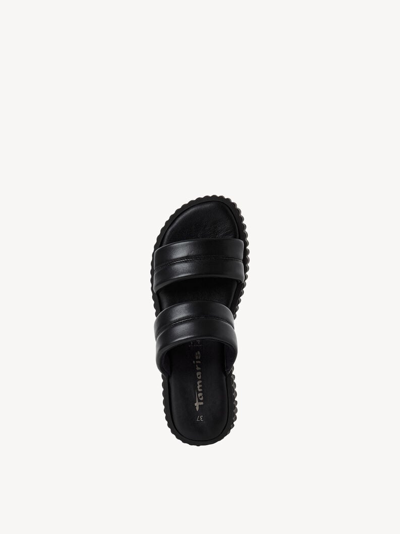 in pelle di mulo nero 1-27208-44-001 compra tamaris muli online