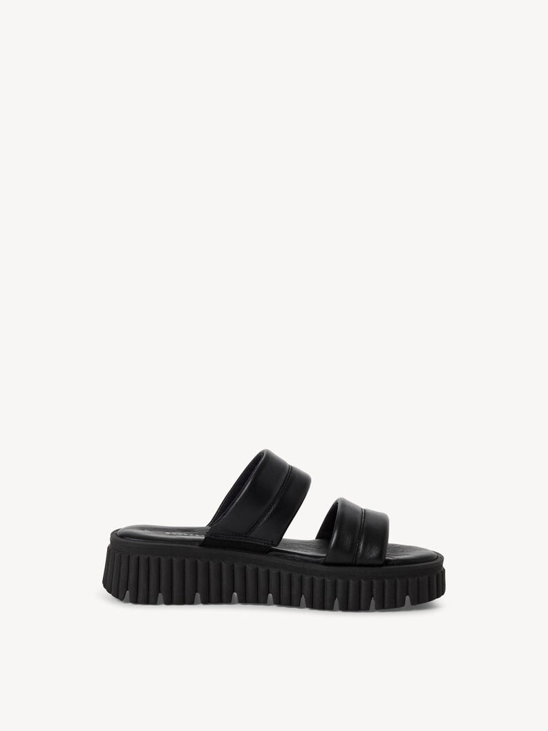 in pelle di mulo nero 1-27208-44-001 compra tamaris muli online