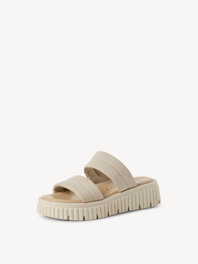 pelle di mulo - beige 1-27208-44-418 compra tamaris muli online