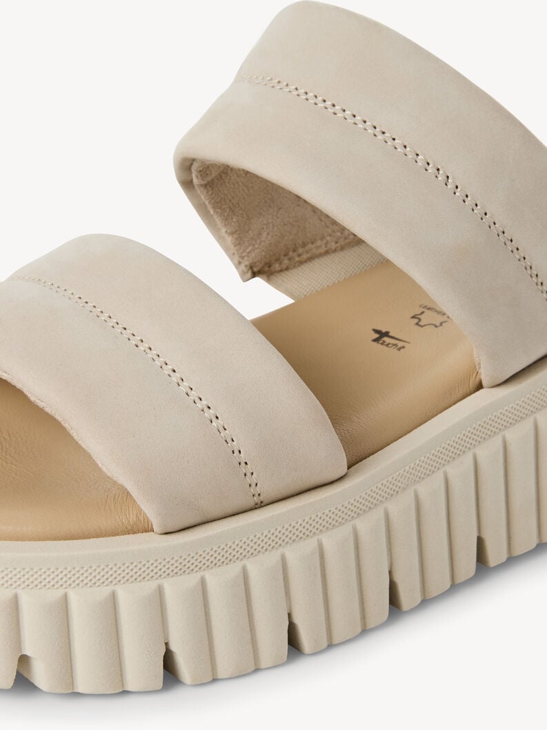 pelle di mulo - beige 1-27208-44-418 compra tamaris muli online