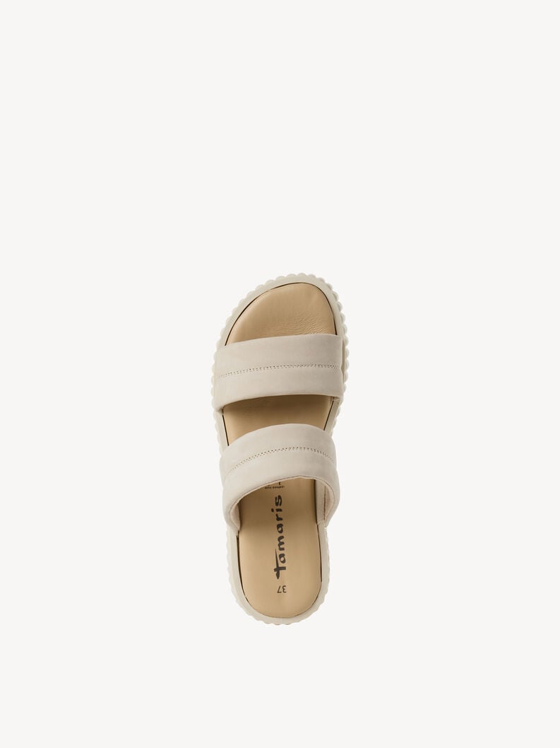pelle di mulo - beige 1-27208-44-418 compra tamaris muli online