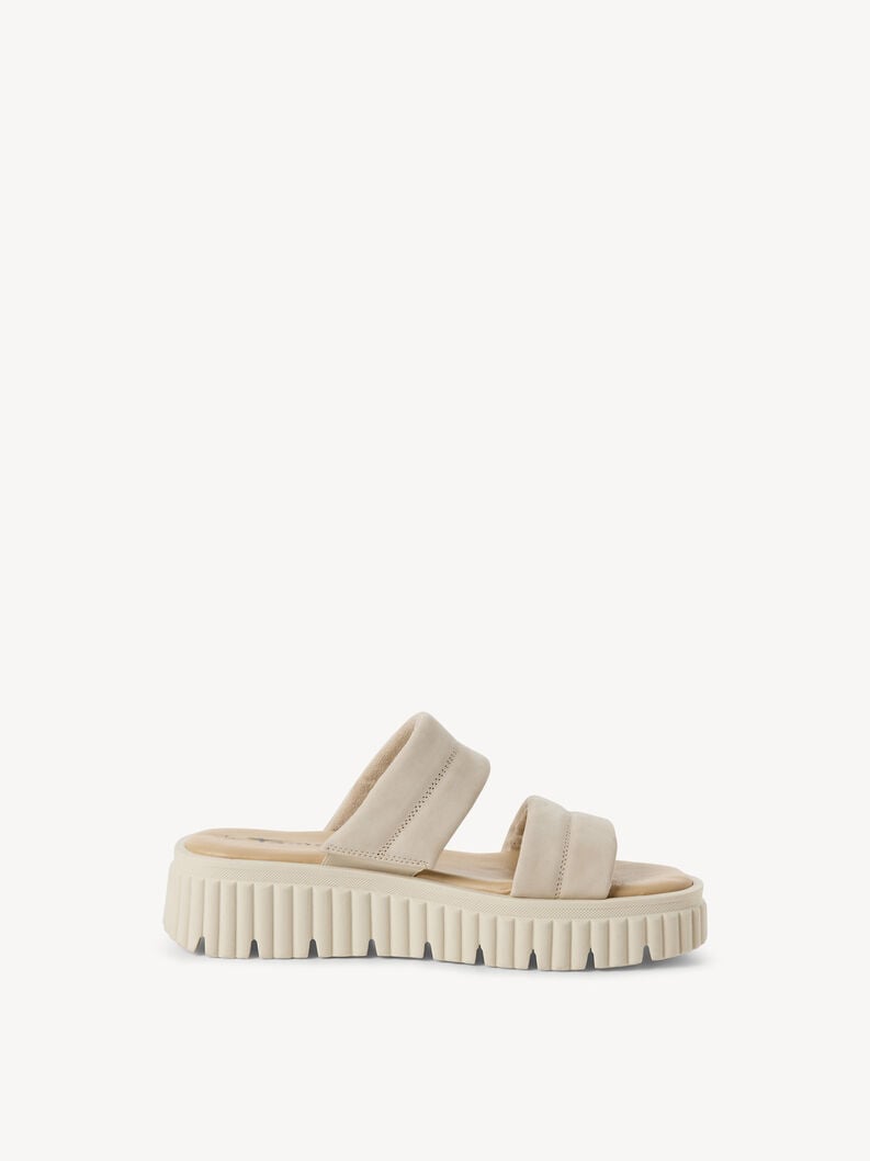 pelle di mulo - beige 1-27208-44-418 compra tamaris muli online