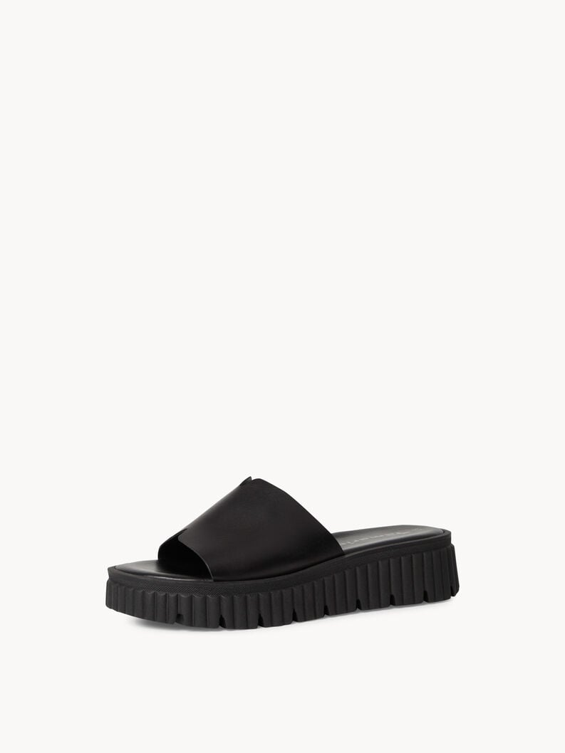 in pelle di mulo nero 1-27216-44-001 compra tamaris muli online