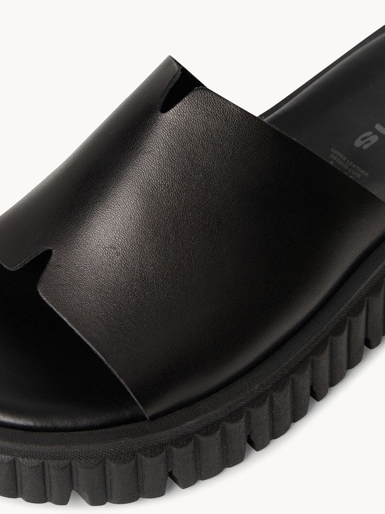in pelle di mulo nero 1-27216-44-001 compra tamaris muli online