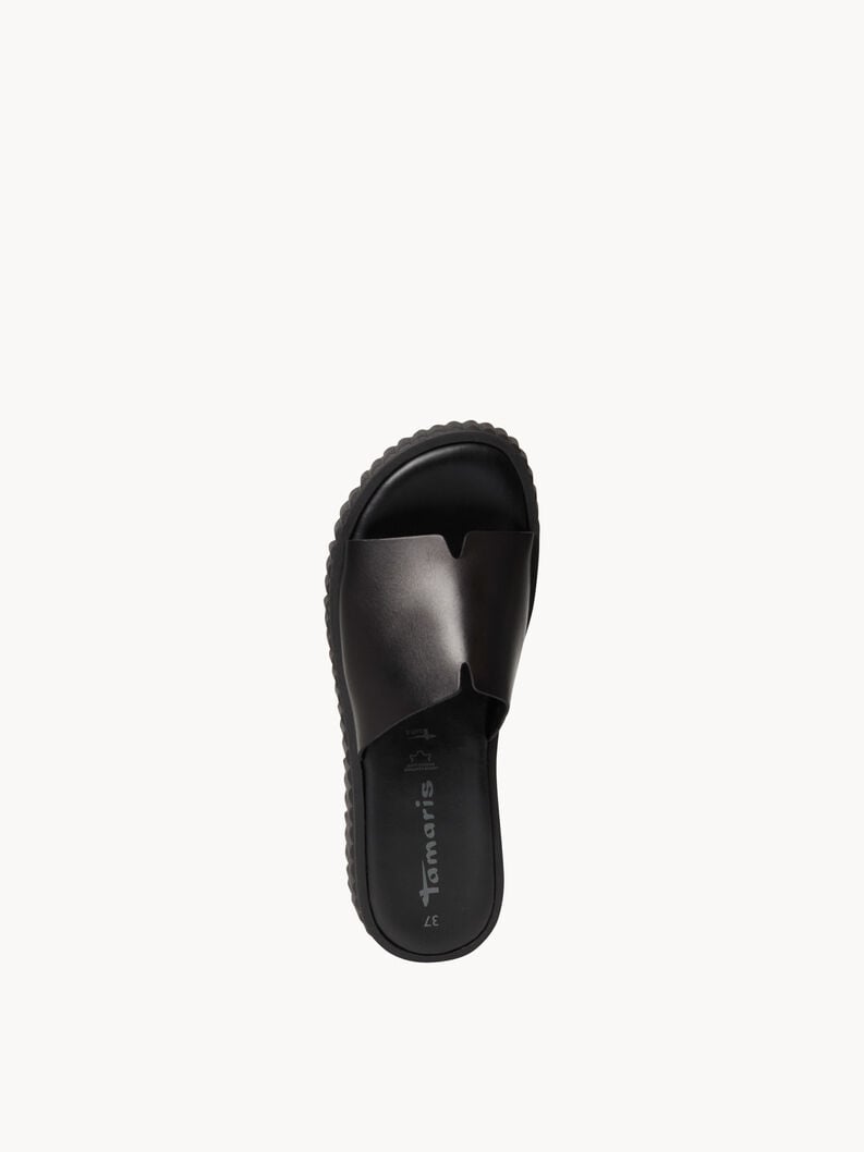 in pelle di mulo nero 1-27216-44-001 compra tamaris muli online
