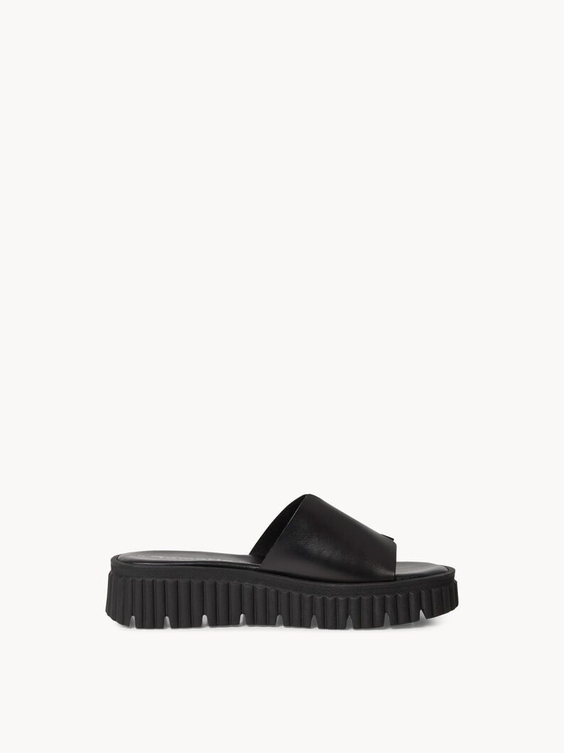in pelle di mulo nero 1-27216-44-001 compra tamaris muli online