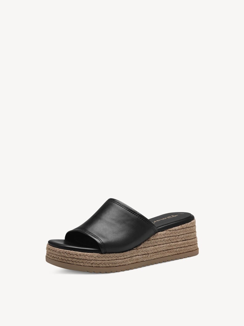 in pelle di mulo nero 1-27238-42-001 compra tamaris muli online