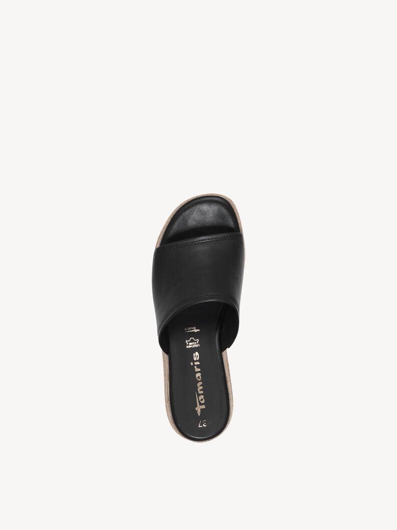 in pelle di mulo nero 1-27238-42-001 compra tamaris muli online