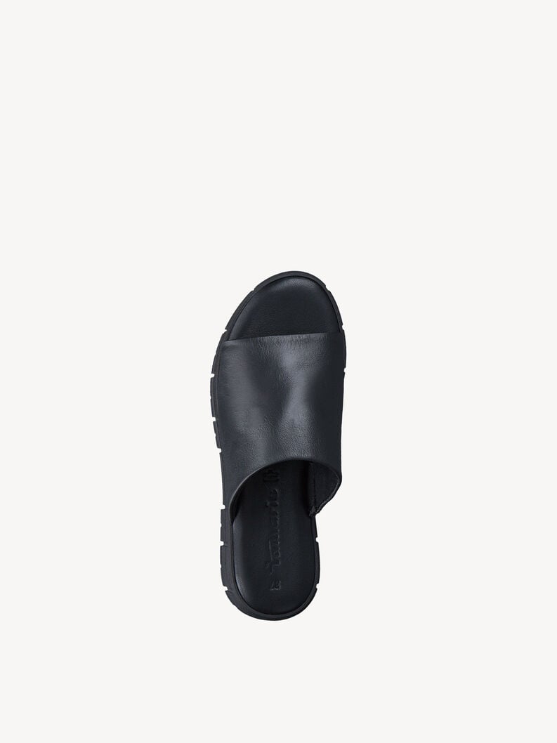 in pelle di mulo nero 1-27252-42-007 compra tamaris muli online