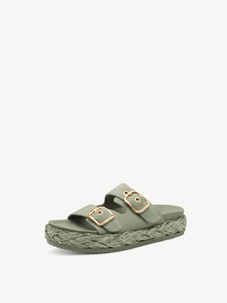 in pelle di mulo verde 1-27412-44-771 compra tamaris muli online