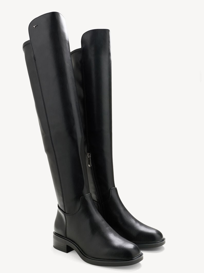 overknee stivali - nero 1-25508-45-001 compra tamaris stivali overknee online