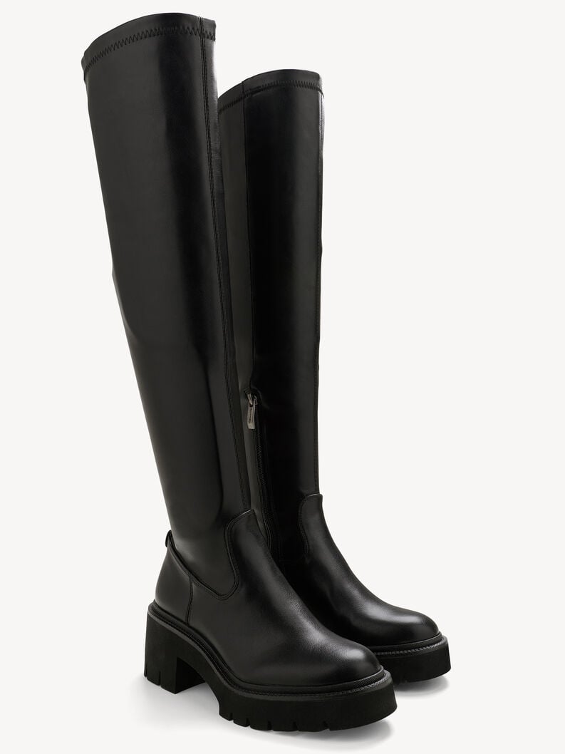 overknee stivali - nero 1-25621-43-001 compra tamaris stivali overknee online