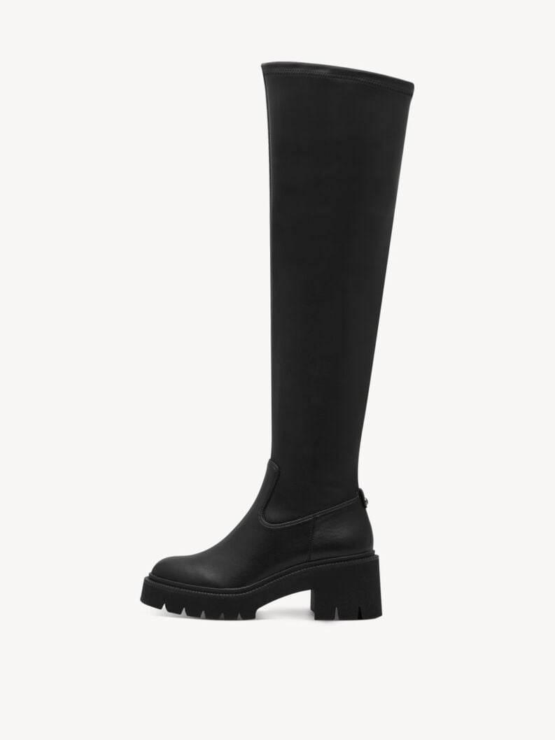 overknee stivali - nero 1-25621-43-001 compra tamaris stivali overknee online