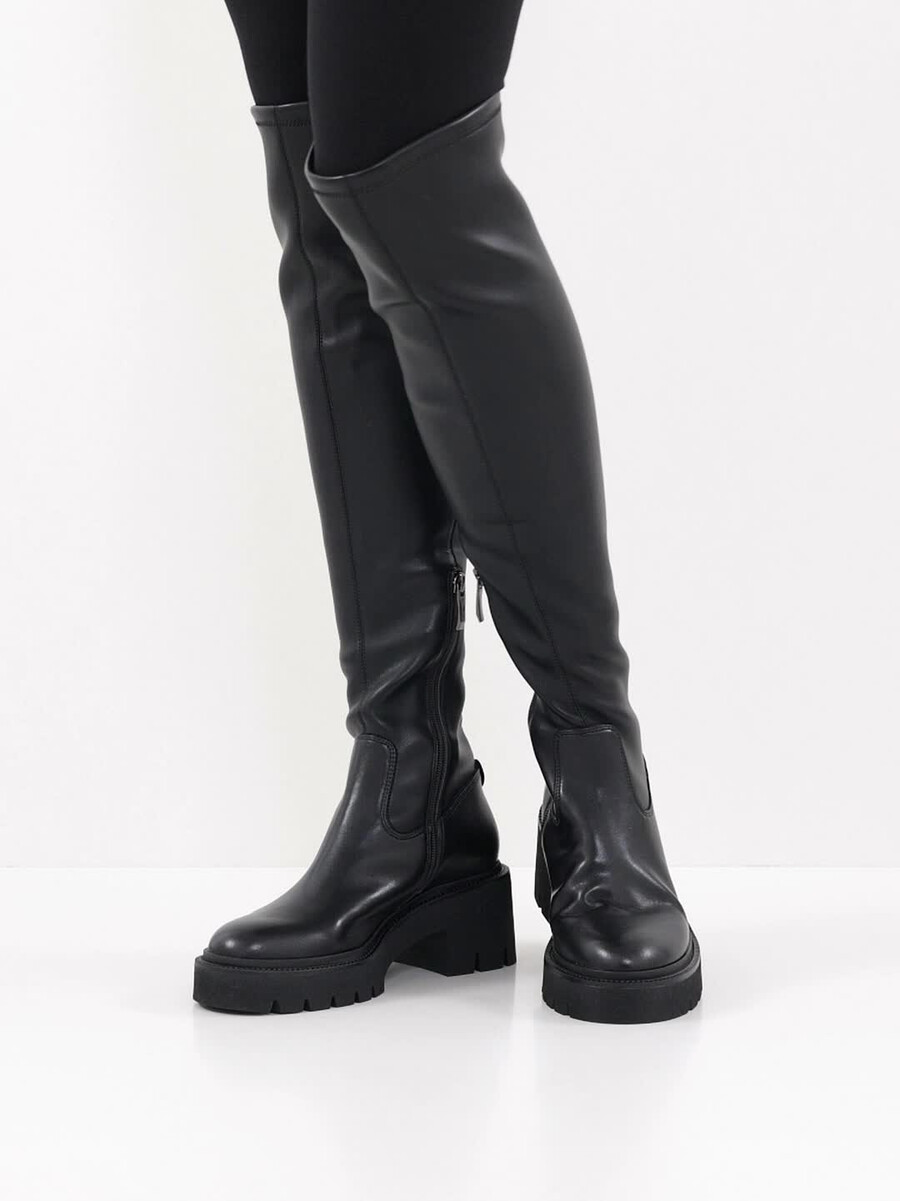 overknee stivali - nero 1-25621-43-001 compra tamaris stivali overknee online