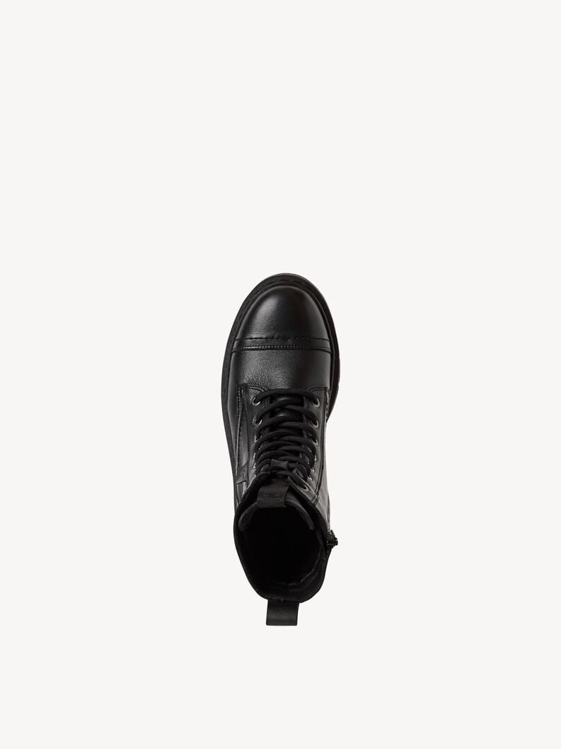 bootie in pelle - nero 1-25204-45-001 compra tamaris stivaletti online
