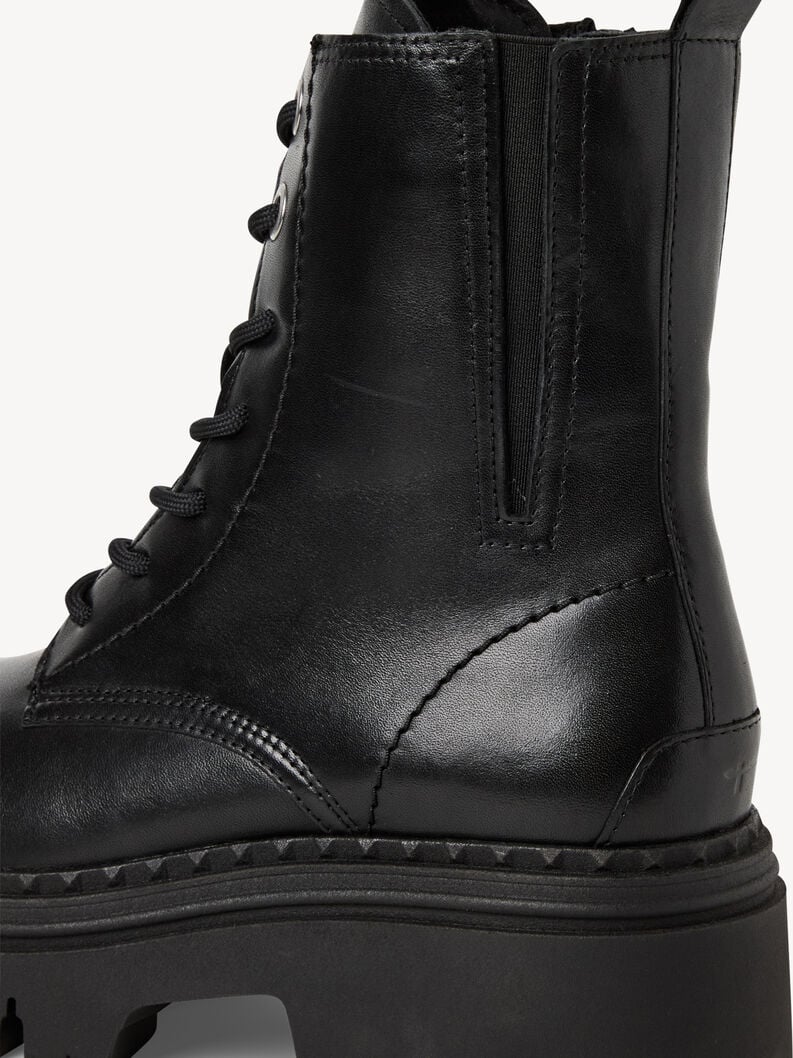 bootie in pelle - nero 1-25209-45-003 compra tamaris stivaletti online