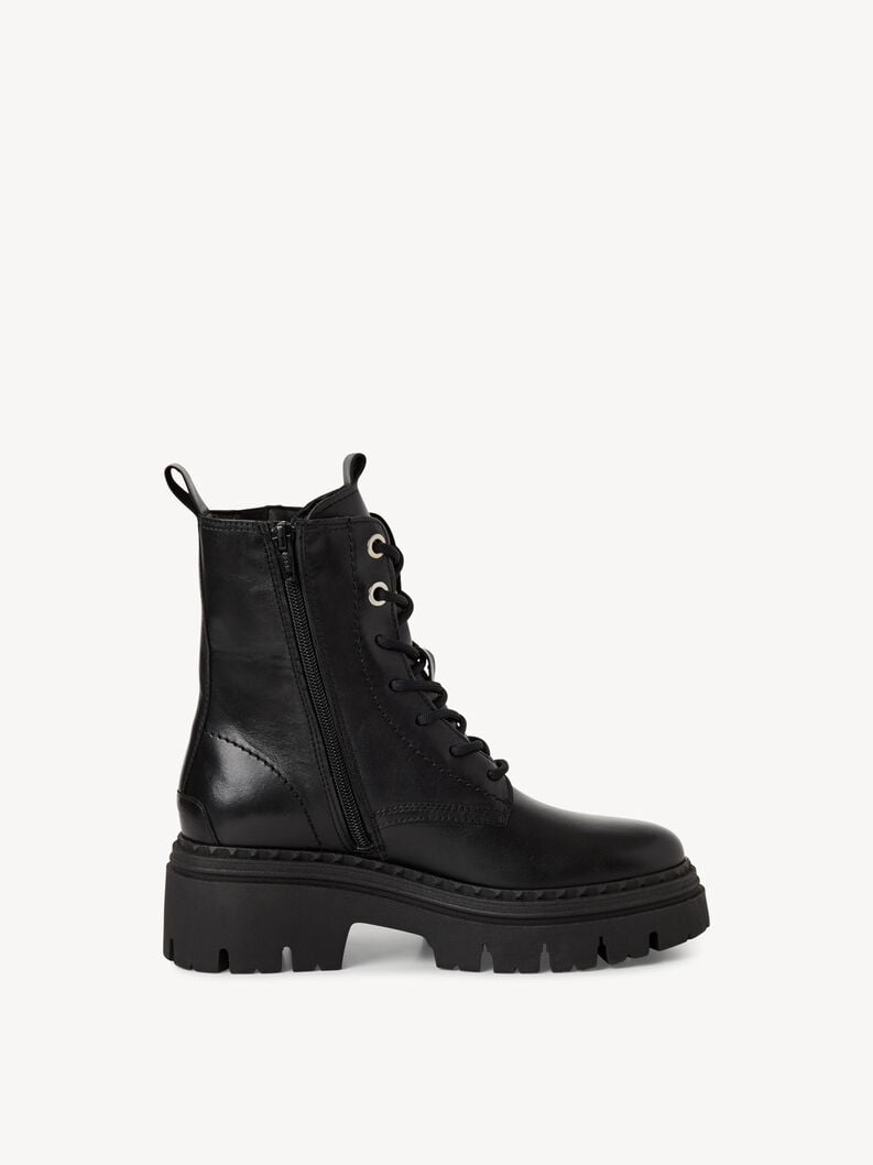 bootie in pelle - nero 1-25209-45-003 compra tamaris stivaletti online