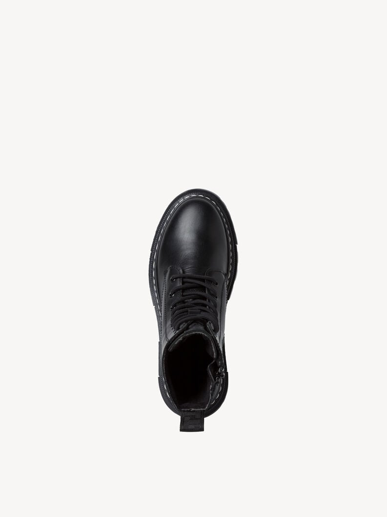 bootie in pelle - nero 1-25276-41-003 compra tamaris stivaletti online