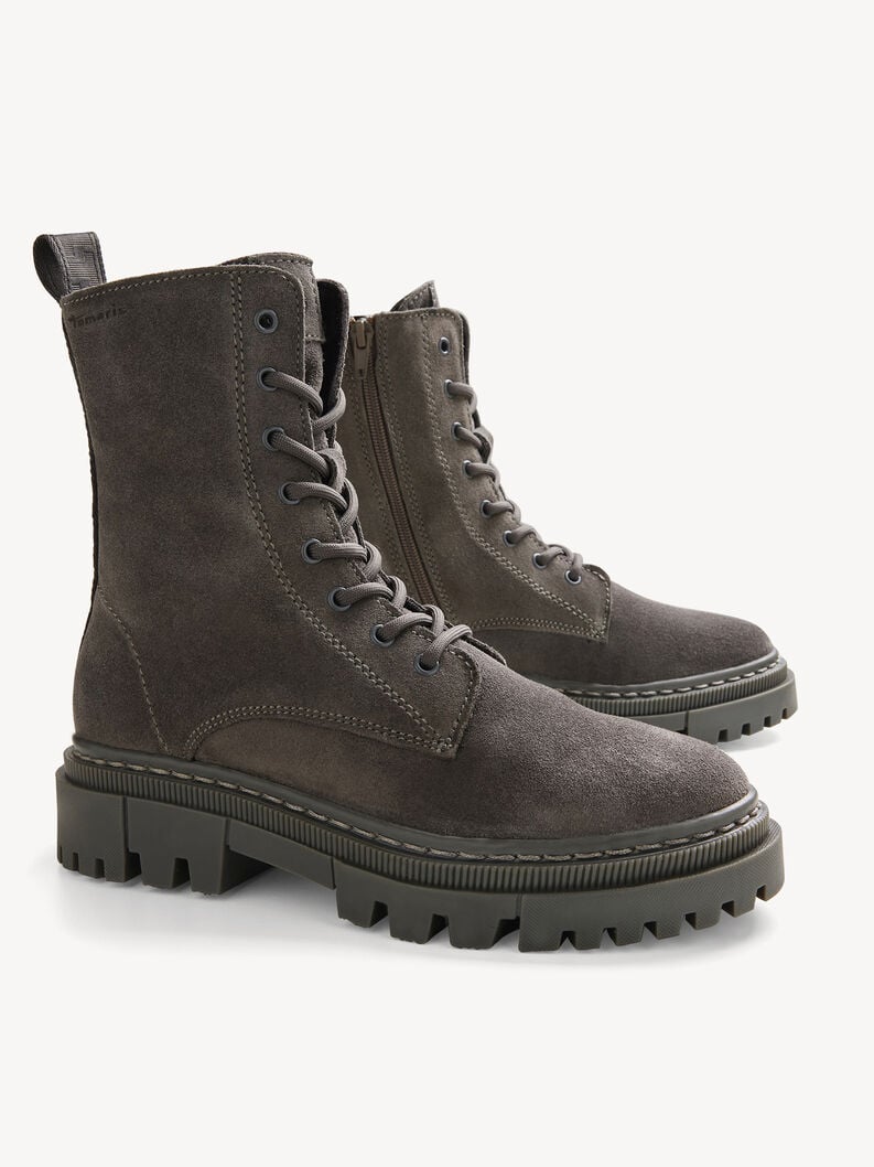 bootie in pelle - grigio 1-25276-41-214 compra tamaris stivaletti online