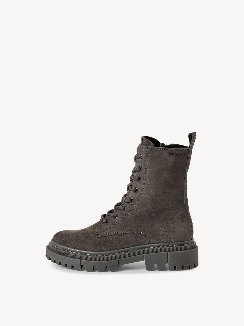 bootie in pelle - grigio 1-25276-41-214 compra tamaris stivaletti online