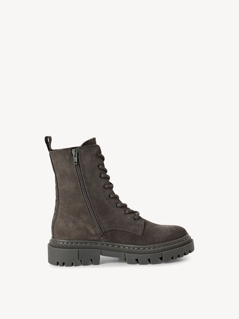 bootie in pelle - grigio 1-25276-41-214 compra tamaris stivaletti online