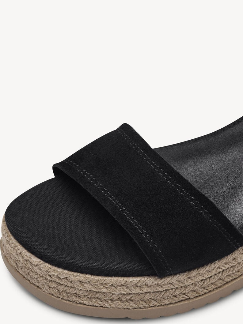 in pelle sandalo con tacco - nero 1-28061-42-001 compra tamaris sandali online